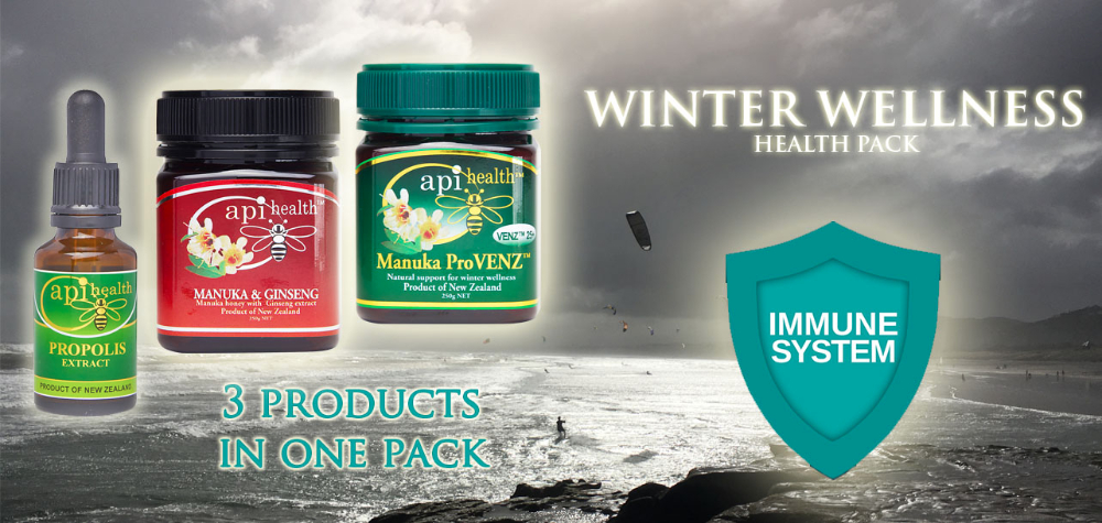 winter wellness manuka, bee venom, propolis